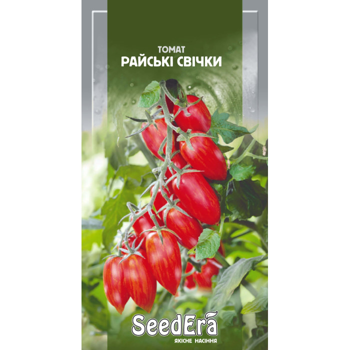 Насіння Томат низькорослий Райські свічки, 0,1 г, Seedera