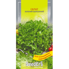 Насіння Салат листовий Балконний зелений 1 г Seedera