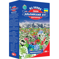 Газонна трава GL Seeds Газон Альпійський луг суміш квітуча 200 г