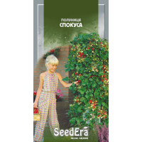 Насіння Полуниця ремонтантна, Спокуса, 0,01 г, Seedera
