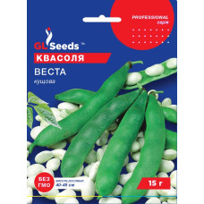 Насіння Квасоля зернова Веста кущова, 15 г, GL Seeds