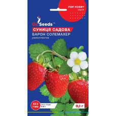 Насіння Суниця ремонтантна, Барон Солемахер, 0,1 г, GL Seeds