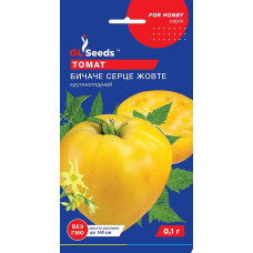 Насіння Томат Бичаче серце жовтий, 0,1 г, GL Seeds
