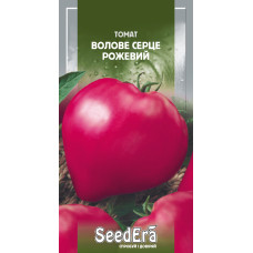 Насіння Томат Волове серце Рожевий, 0,1 г, Seedera