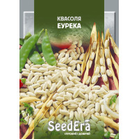 Насіння Квасоля овочева зернова Еурека на зерно багатоквіткова 20 г Seedera