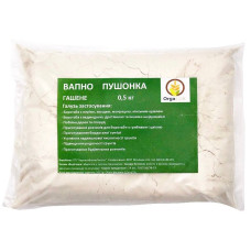 Вапно Пушонка гашене, 0,5 кг, OrgaLUX