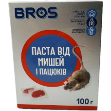 Брос паста від мишей та пацюків 100 г Bros