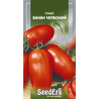 Насіння Томат низькорослий Банан червоний, 0,1 г, Seedera