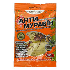 Засіб від мурах, мушок та комариків, Антимурав'їн, порошок, 50 г, Agromaxi