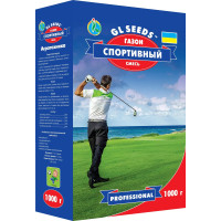 Газонна трава GL Seeds Газон Спортивний стійкий суміш 1 кг