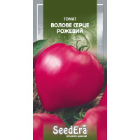 Насіння Томат Волове серце Рожевий, 3 г, Seedera