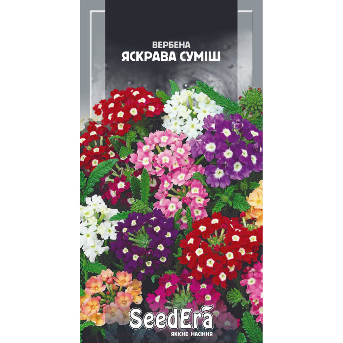 Насіння Вербена гібридна Яскрава, суміш 0,2 г, Seedera