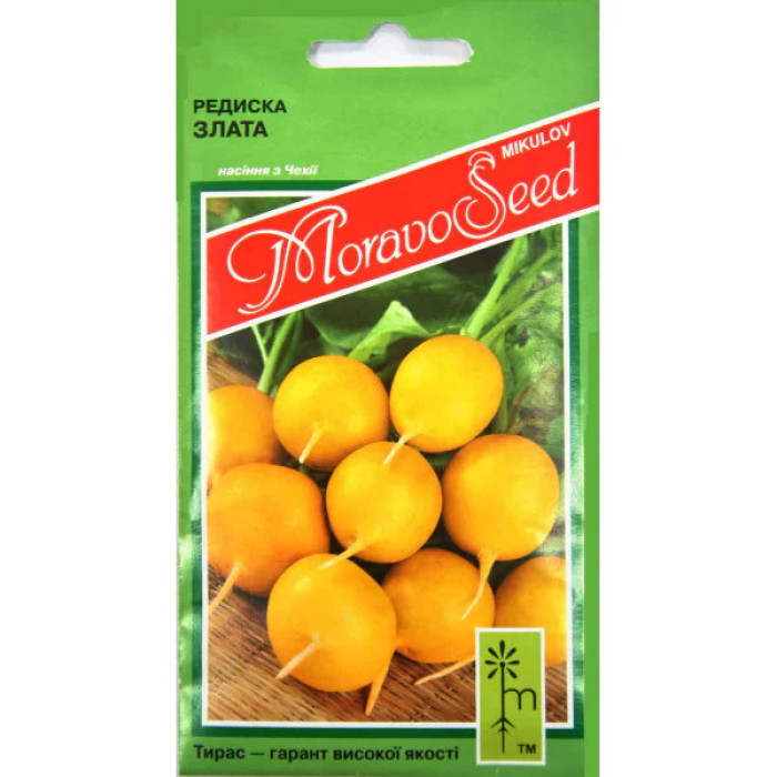Насіння Редиска Злата 3 г Тирас Moravo Seed
