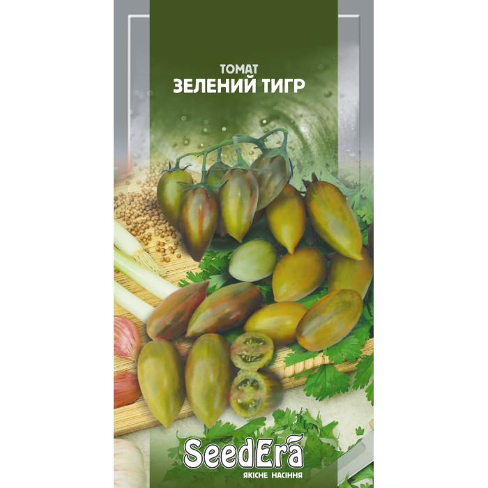 Насіння Томат Зелений Тигр, 0,1 г, Seedera