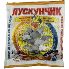 Тістова приманка Лускунчик від щурів та мишей 200 г Agro Protection