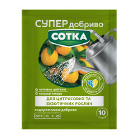 Супер добриво Сотка для Цитрусових та Екзотичних рослин 20 г Сімейний сад