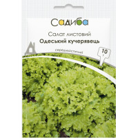 Насіння Салат листовий Одеський кучерявець 10 г Садиба