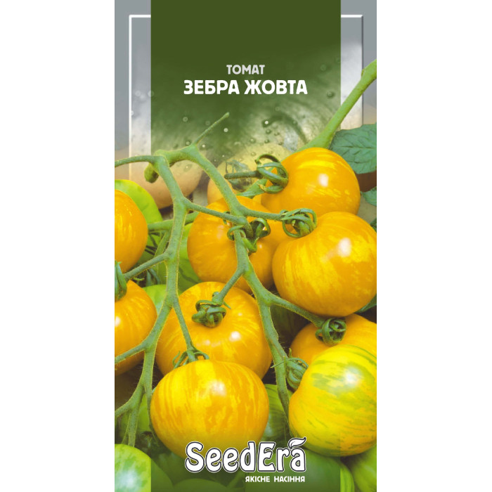 Насіння Томат Зебра жовта, 0,1 г, Seedera