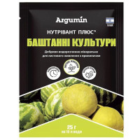 Добриво, Нутрівант Плюс, Баштанні культури, для листового живлення, з прилипачем, 25 г, Argumin