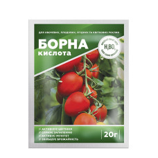 Регулятор росту рослин, Швидка Допомога, Борна кислота, 20 г, Кіссон