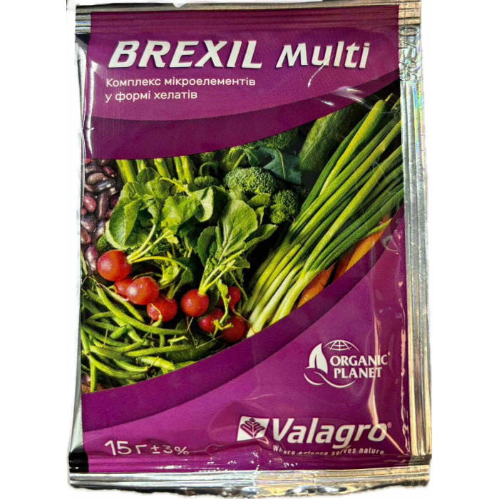 Добриво Брексіл Multi мікроелементи у формі хелатів 15 г Valagro Organic Planet