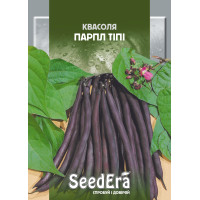 Насіння Квасоля спаржева кущова Парпл Тіпі, 20 г, Seedera