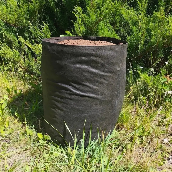 Тканинний горщик Grow Bag Агротекстильний горщик щільність 130 г/м.кв. 50 л СПАНБЕГ