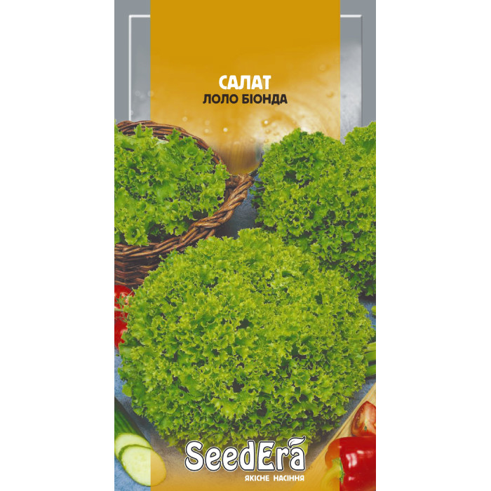 Насіння Салат листовий Лоло Біонда 10 г Seedera