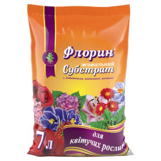 Торфяной субстрат Флорин для Цветущих растений 7 л Киссон