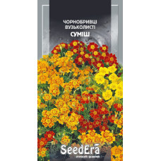 Насіння Чорнобривці низькорослі Вузьколисті суміш 0,1 г Seedera
