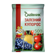 Фунгіцид Залізний купорос 500 г Садівник