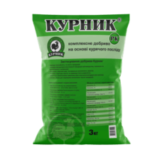 Органічне добриво, Курник, гранульований, 3 кг, Кіссон