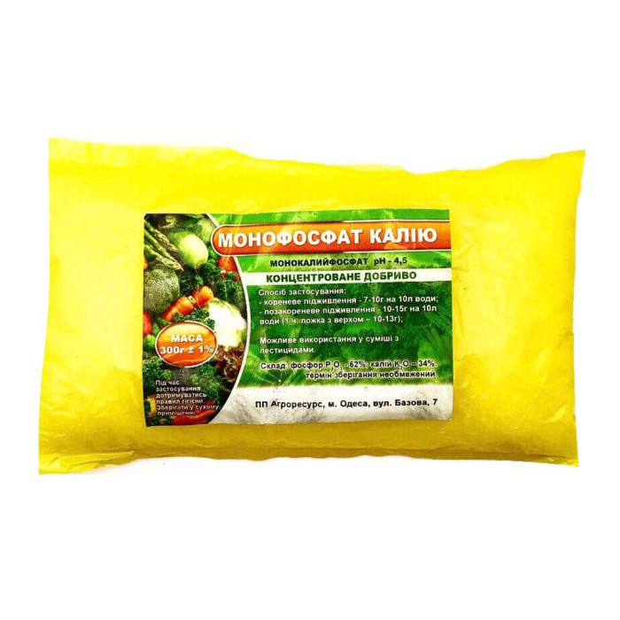 Добриво, Монофосфат Калію, 300 г, Агроресурс