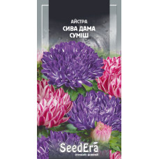 Насіння Айстра піоновидна Сива Дама суміш 0,25 г Seedera