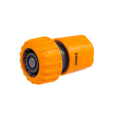Конектор для шланга 3/4" orangе з аквастопом Presto-PS