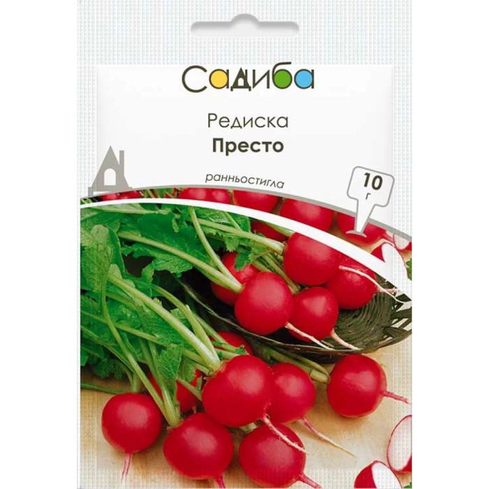 Насіння Редиска Престо 10 г Садиба