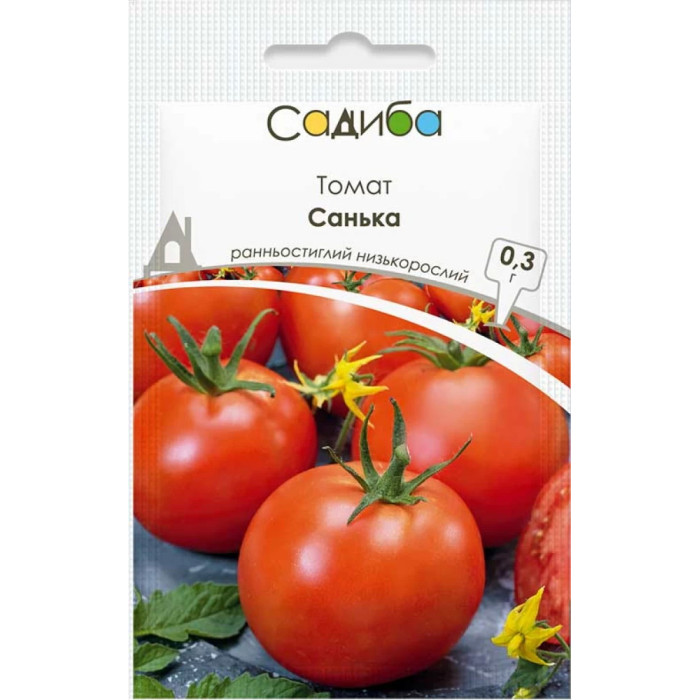 Насіння Томат низькорослий Санька, 0,3 г, Садиба