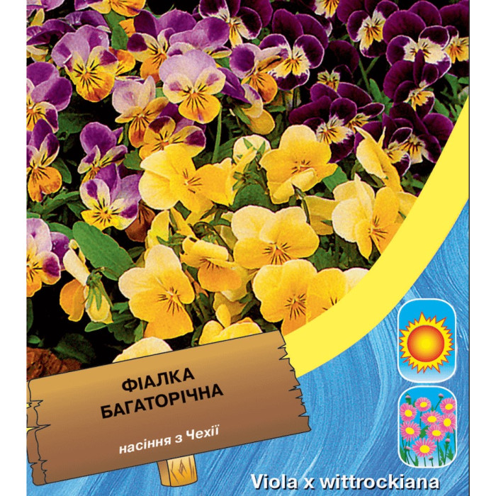 Насіння Фіалка багаторічна, суміш 0,1 г, Тирас Moravo Seed