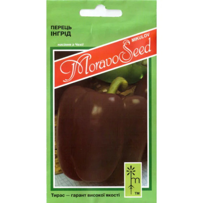 Насіння Перець солодкий Інгрід, 0,4 г, Тирас Moravo Seed