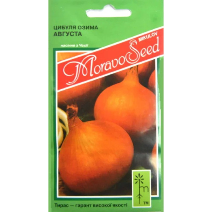 Насіння Цибуля ріпчаста Августа, 2 г, Тирас Moravo Seed