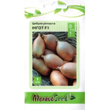 Насіння Цибуля ріпчаста Інгот F1, 1 г, Тирас Moravo Seed