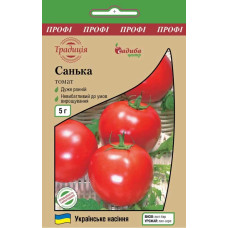 Насіння Томат низькорослий Санька, 5 г, Садиба Традиція