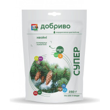 Супер Добриво, Хвойні, 250 г, Сімейний сад