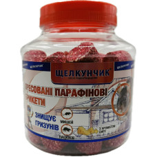 Засіб від щурів та мишей Щелкунчик червоний брикет з ароматом сиру 320 г Agro Protection