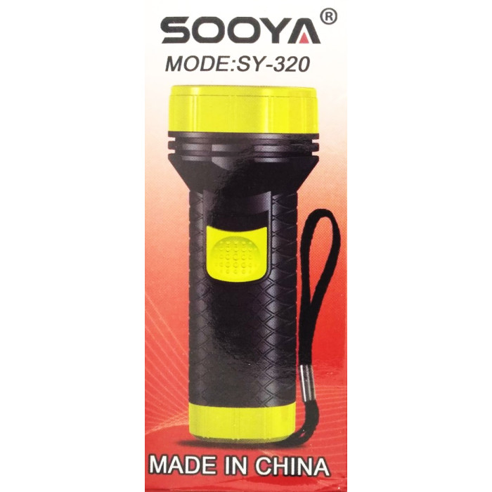 Ліхтарик LED кишеньковий 11 см на 2-х батарейках, SOOYA