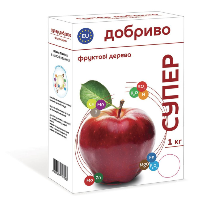 Супер Добриво для фруктових дерев 1 кг Сімейний сад