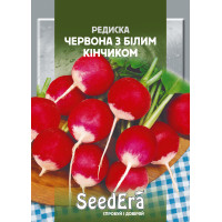 Насіння Редиска Червона з Білим Кінчиком 20 г Seedera