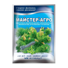 Добриво, Майстер-Агро, для всіх видів Хвойних рослин, 25 г, Кіссон