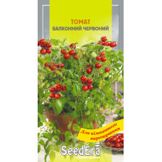 Насіння Томат Балконний червоний, 10 шт, Seedera
