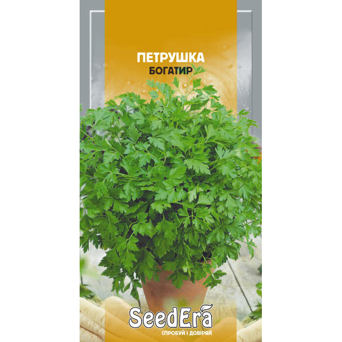 Насіння Петрушка листова Богатир, 2 г, Seedera